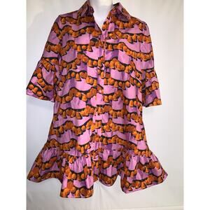 La Double J Choux DressCotton Mini Dress Size Extra Small Made In Italy